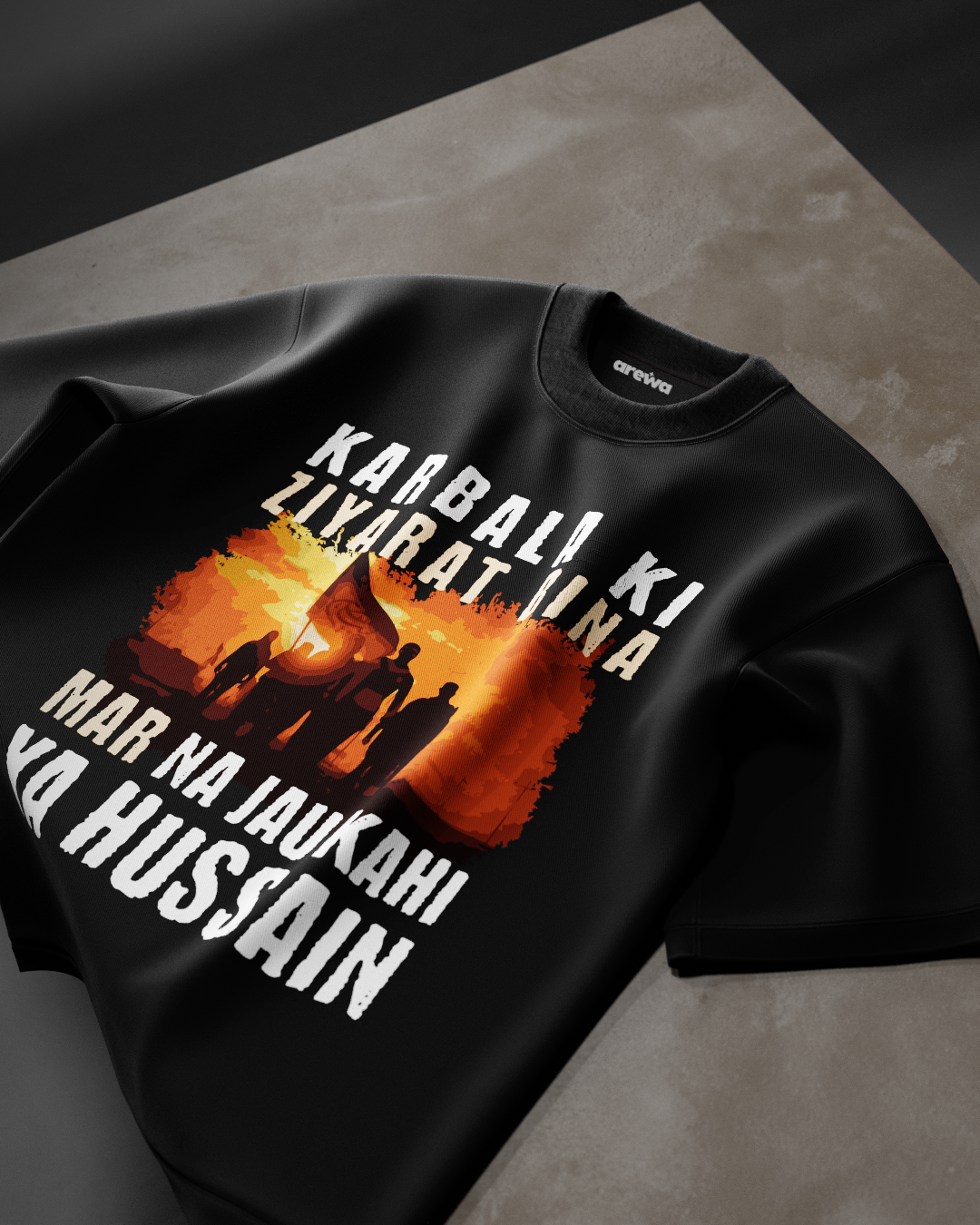 Arewa - Karbala Ki Ziyarat Bina T-Shirt - Arewa Lifestyle
