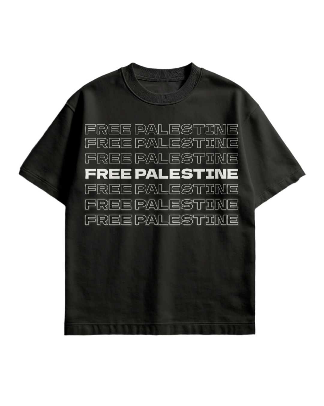 Arewa Free Palistine Oversized T-shirt - Arewa Lifestyle