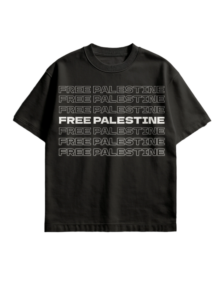 Arewa Free Palistine Oversized T-shirt - Arewa Lifestyle