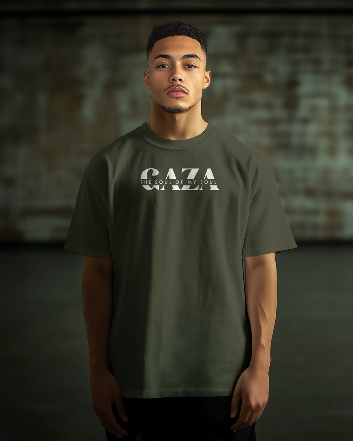 Arewa - Gaza Soul Of My Soul  Oversized T-shirt - Arewa Lifestyle