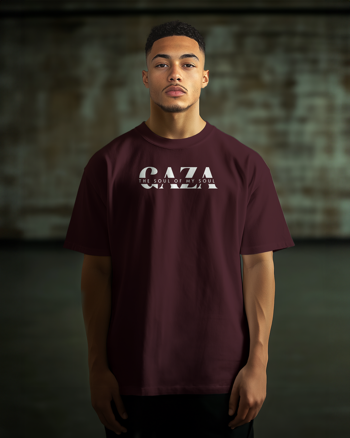 Arewa - Gaza Soul Of My Soul  Oversized T-shirt - Arewa Lifestyle