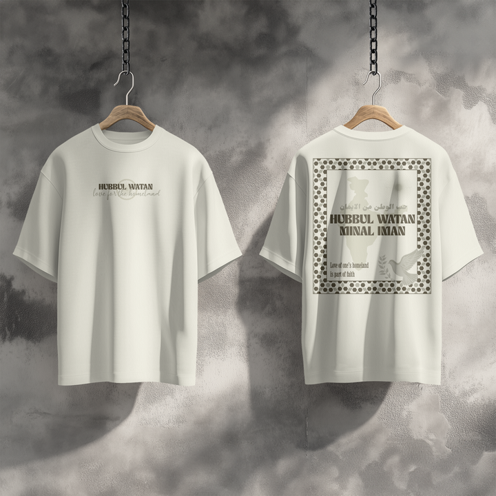 Arewa - Hubul Watan Oversized T-shirt - Arewa Lifestyle